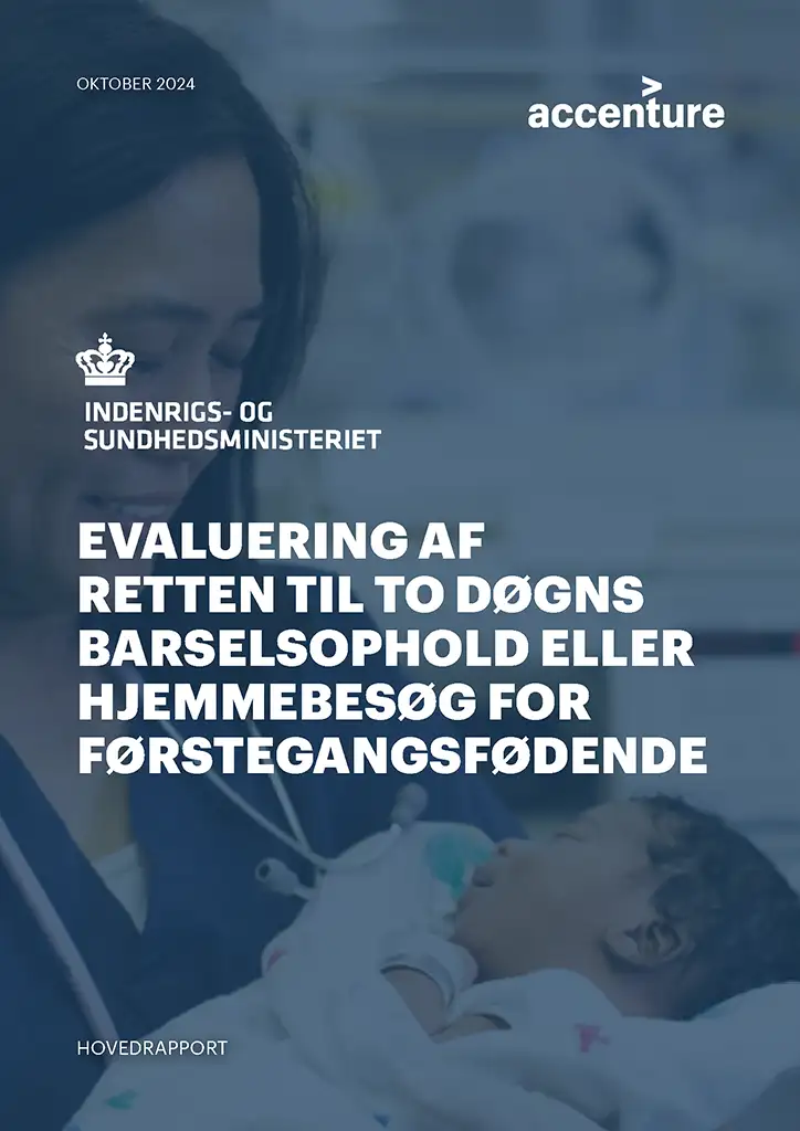 Forside på hovedrapport