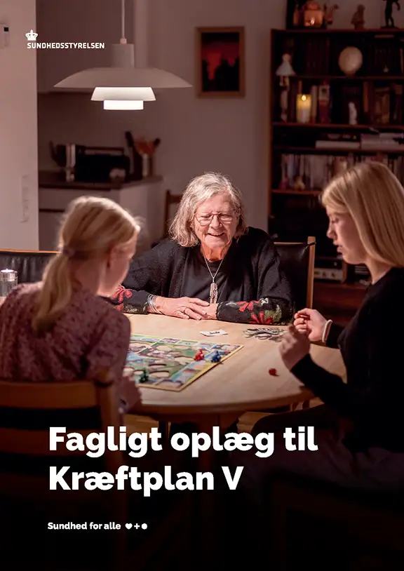 Forside på Fagligt oplæg til Kræftplan V