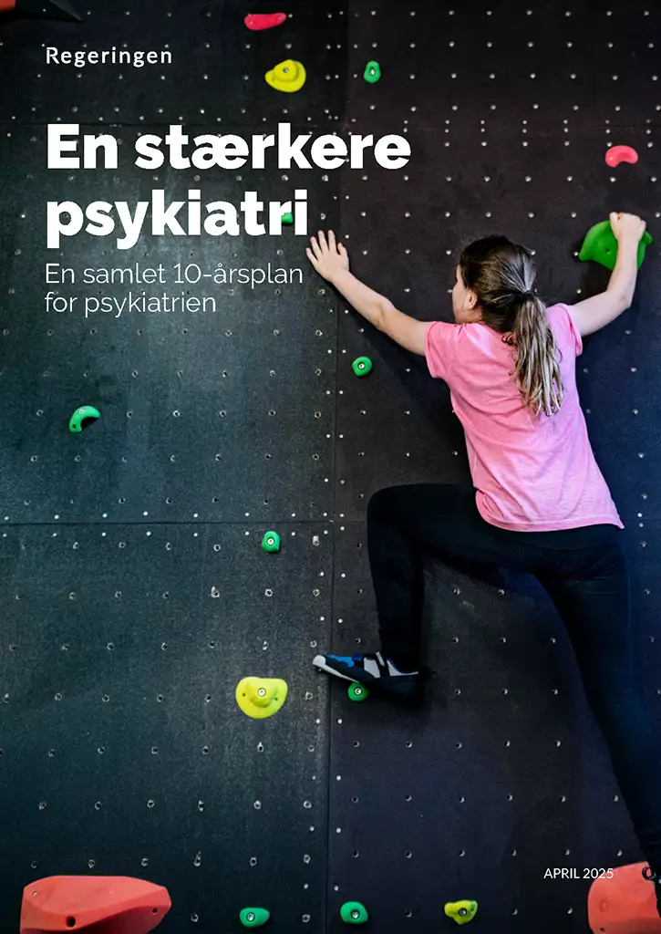 Forside på publikationen: En stærkere psykiatri