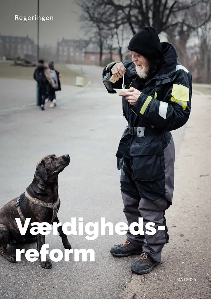 Forside på regeringspublikation: Værdighedsreform