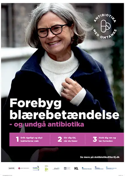 Billede af kampagneplakat med en smilende dame p&aring;